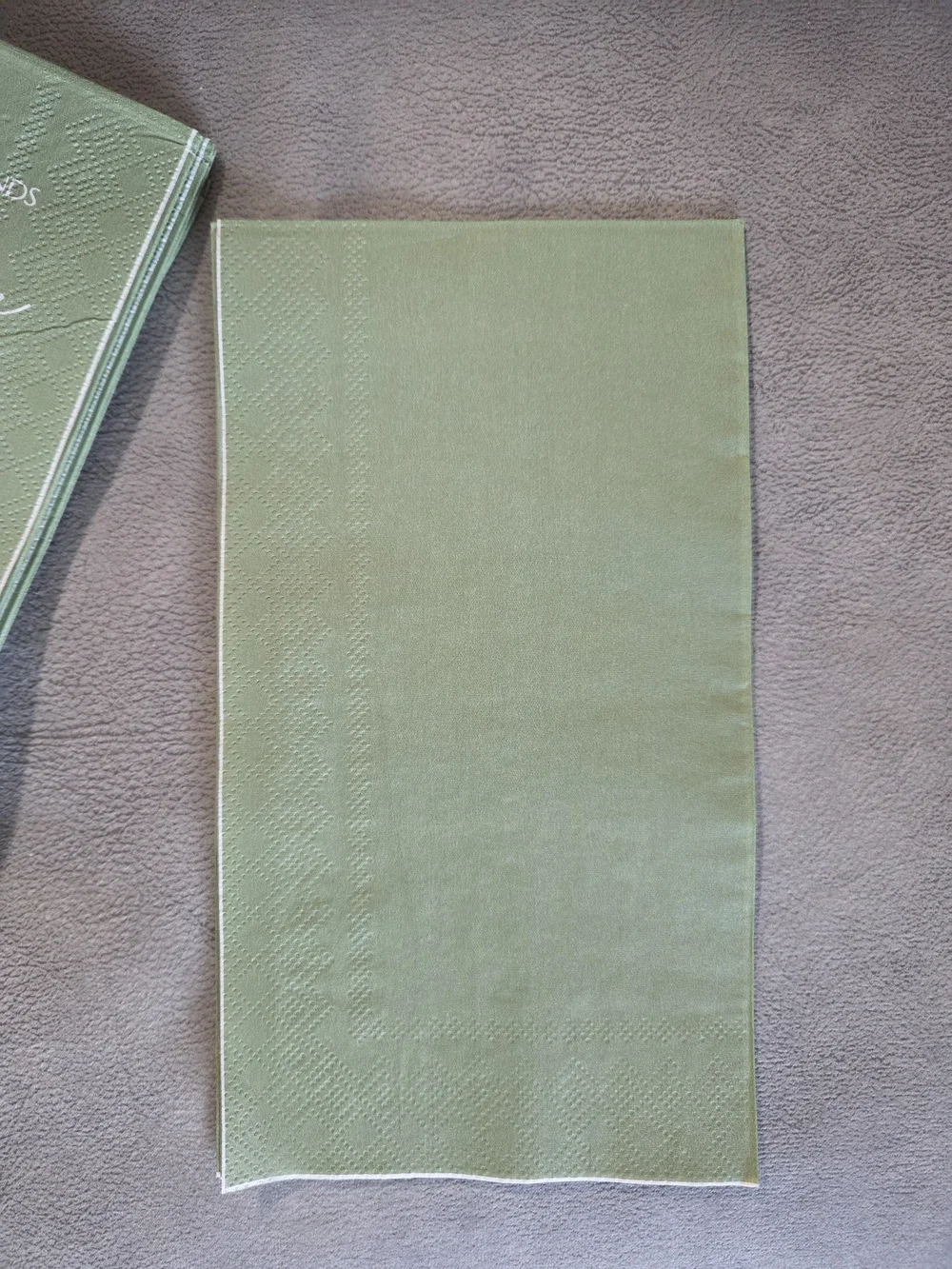 Thank You Wedding Napkins - The Newlyweds Green - 29 Count